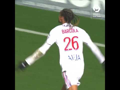 화면 밖에서 나타난 벼락골 by #브래들리바르콜라⚽ #shorts [🇫🇷리그앙 22R/트루아 vs 리옹]