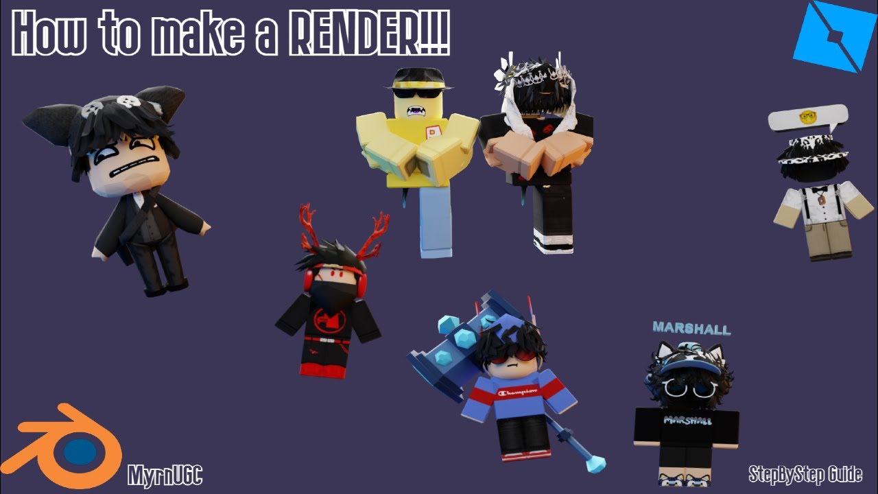 Step By Step How To Create A Roblox Render In Blender YouTube 