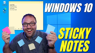 How to Put Sticky Notes on Desktop in Windows 10 (Microsoft Sticky Notes App)