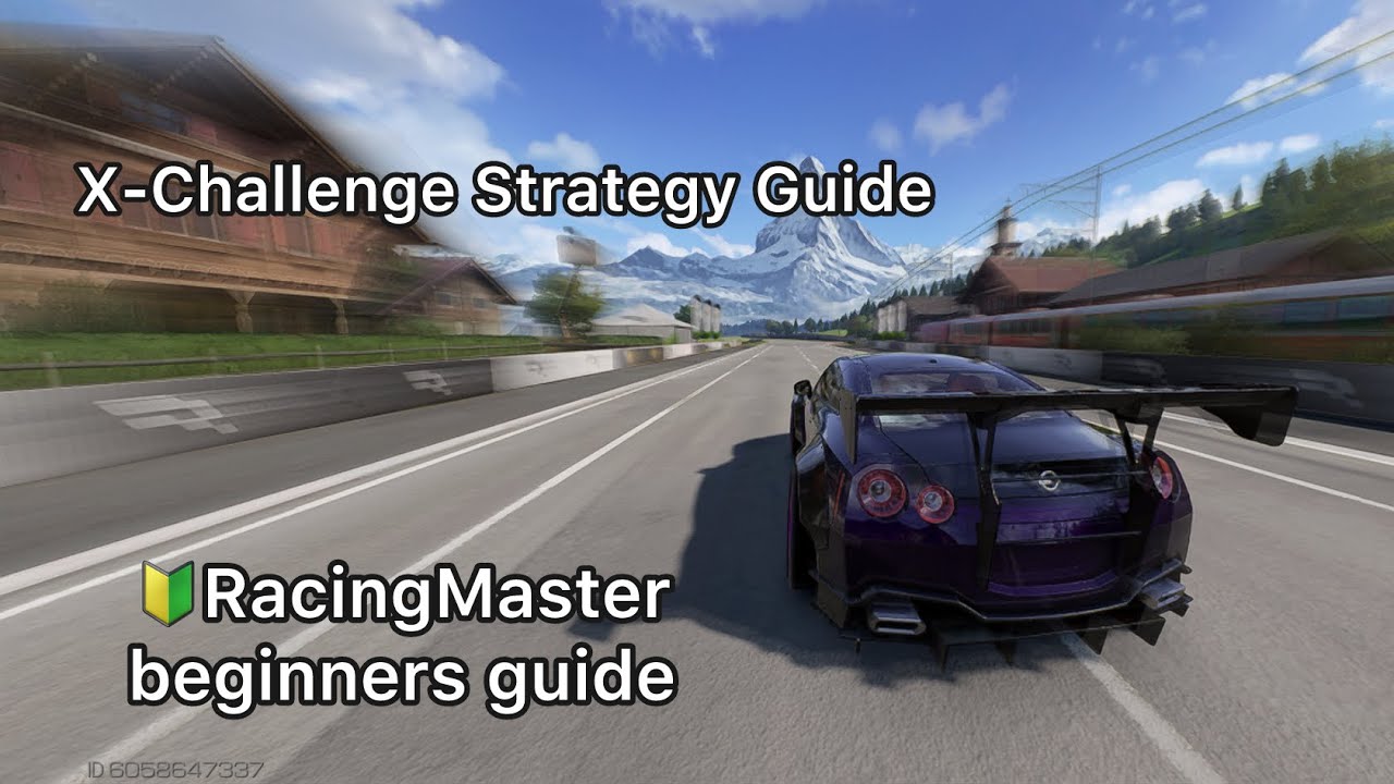 How to run the X-Challenge and tips Racing Master - YouTube