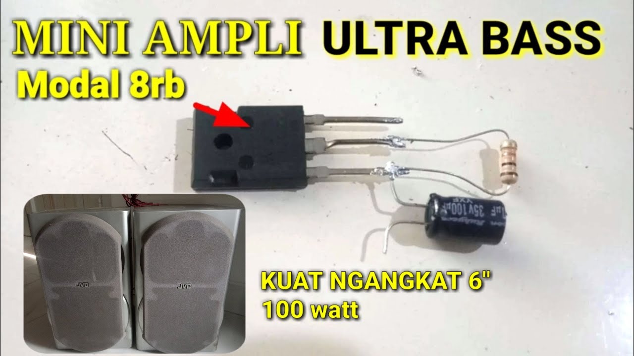 Seruling Rakit Mini Cara rakit mini ampli untuk speaker 6