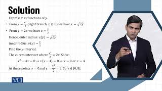 The Washer Method Around Y-Axis | Calculus II | MTH5102_Topic035
