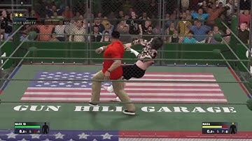 Def Jam 2K17 - Mack 10 vs Masa - Gun Hill Garage