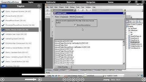 VB - Demo:  Mouse Events