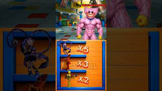 Poppy Playtime 5 Maze Battle: Kissy Missy VS Lily &amp; Chompkins 😱 #shorts #huggywuggy #mazechallenge😎🥰