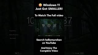 😳 Windows 11 Just Got SMALLER! | ®™ |