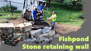 A fishpond and stone retaining wall in Northfield! by Team MnWaterscapes 307 views 2 months ago 5 minutes, 49 seconds