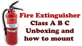 ABC Fire Extinguisher  First Alert Home Safety  Types Extinguishers Classes Class A B C  DIYdoers