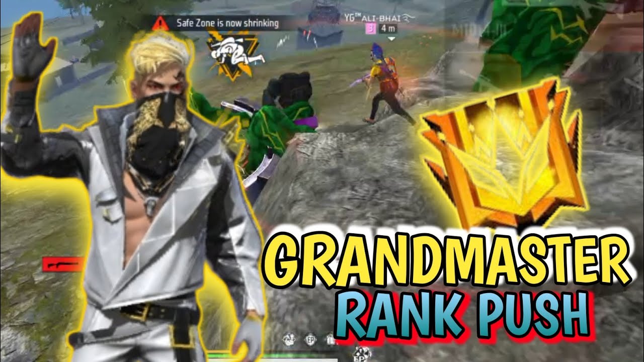 Grandmaster Top 1 Rank Push - 4 Vs 4 @yadavgamingyt21 - Free Fire # ...