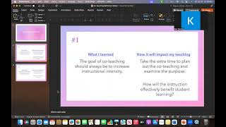 Co-Teaching Reflection