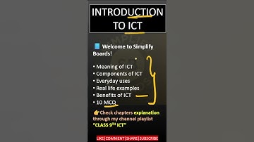 Introduction to ICT – Class 9th Chapter 1 | Easy Explanation with Examples and MCQ | CBSE 2025-26