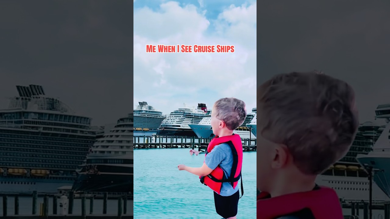 POV: Me Every Time I See a Cruise Ship 😂🚢 #shorts