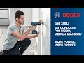 Bosch gsb 180li professional  cordless combi for brick wall metal  wood