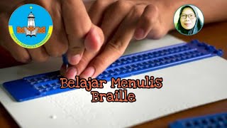 Ingin Tahu Cara Menulis Braille  Yuk Belajar Menulis Braille Bersama Skh N 01 Kab Tangerang