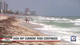 Dozens rescued in Hollywood amid rip currents