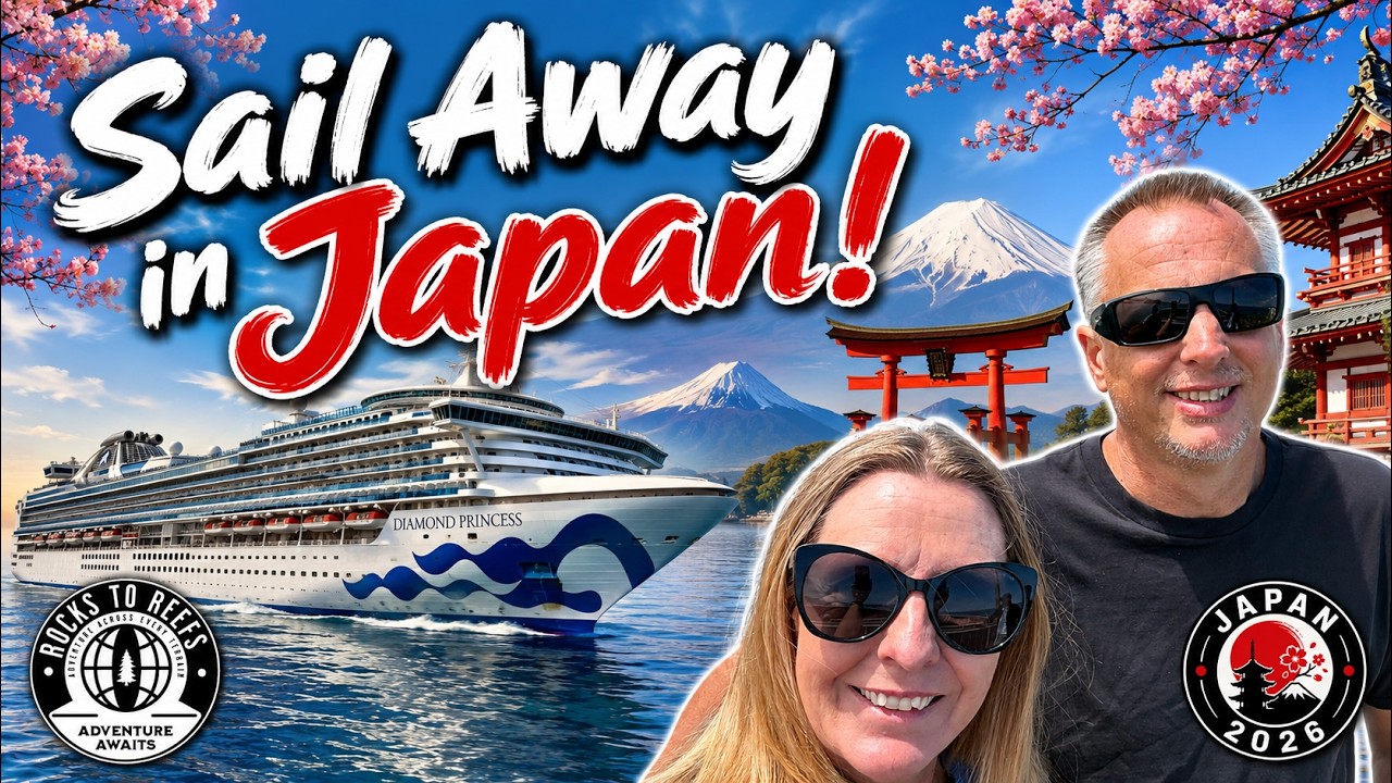 Sail Away in Japan! LAX to Haneda + Diamond Princess Embarkation | Japan 2026 Ep. 1