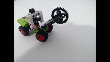 Lego 42102 Alternate Model: Articulated Log Cutter