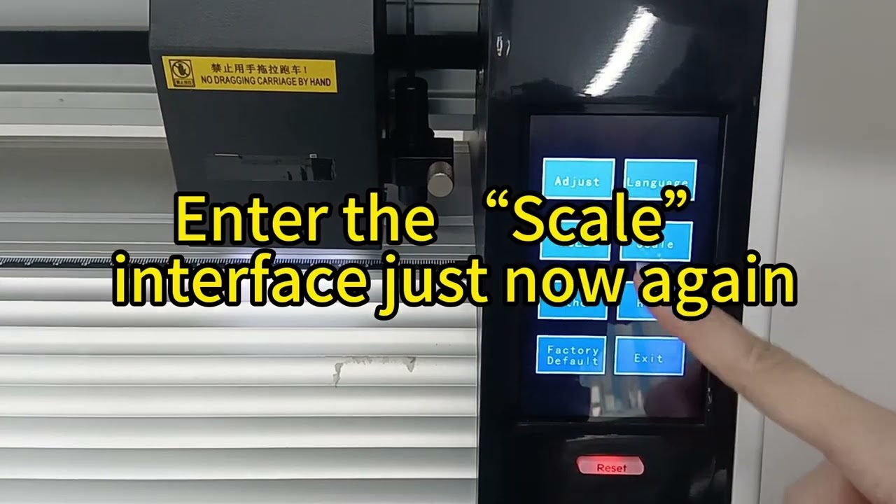 【Teneth CCD plotter adjust scale】how to adjust the scale, learn the simplest operations