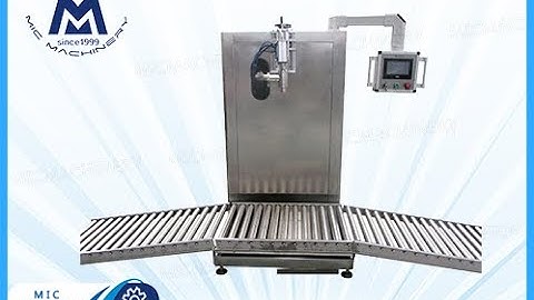200l semi automatic weighing filling machine: How Machine Fill oil into the barrel automatically .