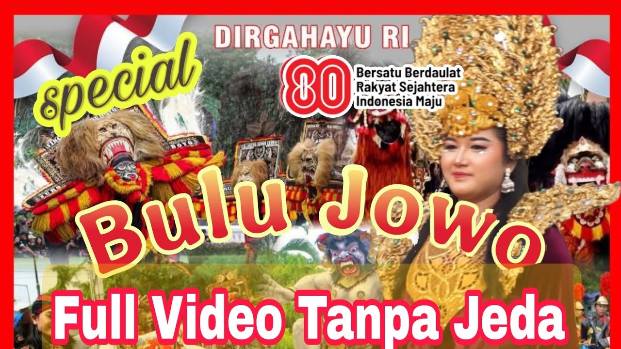 [full] 💥spesial Bulujowo karnaval istimewa video tanpa Jeda HUT RI ke-80 2025 @cahsamar 