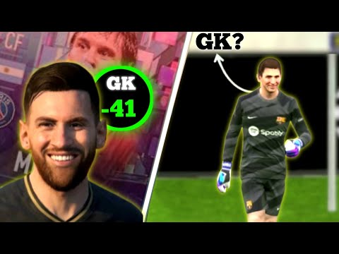 Is Messi's 2009 Epic Card Becoming Goalkeeper?