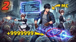 When Zombies Get 2x Stronger,He Gains Infinite Weapon Upgrades,Unlimited Ammo,and 9,999x Range. ⚔️💥