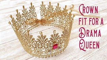 HOW TO MAKE LACE CROWNS - TUTORIAL