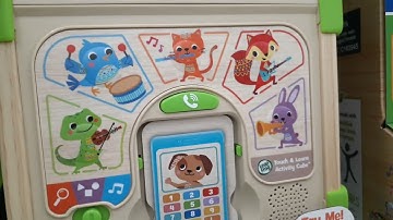 LeapFrog Touch & Learn Wooden Activity Cube at Toys R Us near by Sherway Gardens Mall