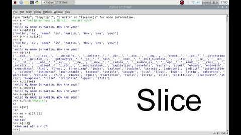 How to manipulate strings in Python3 IDLE on your Raspberry Pi Raspbian, Raspberry Pi OS or Linux.