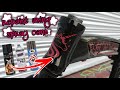 Bike Repaint Using Spray Cans | Folding Bike | Unicorn Metallic Black And Pink Custom Paint Job