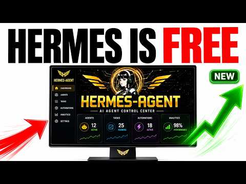 How to Run Hermes Agent FREE Forever!