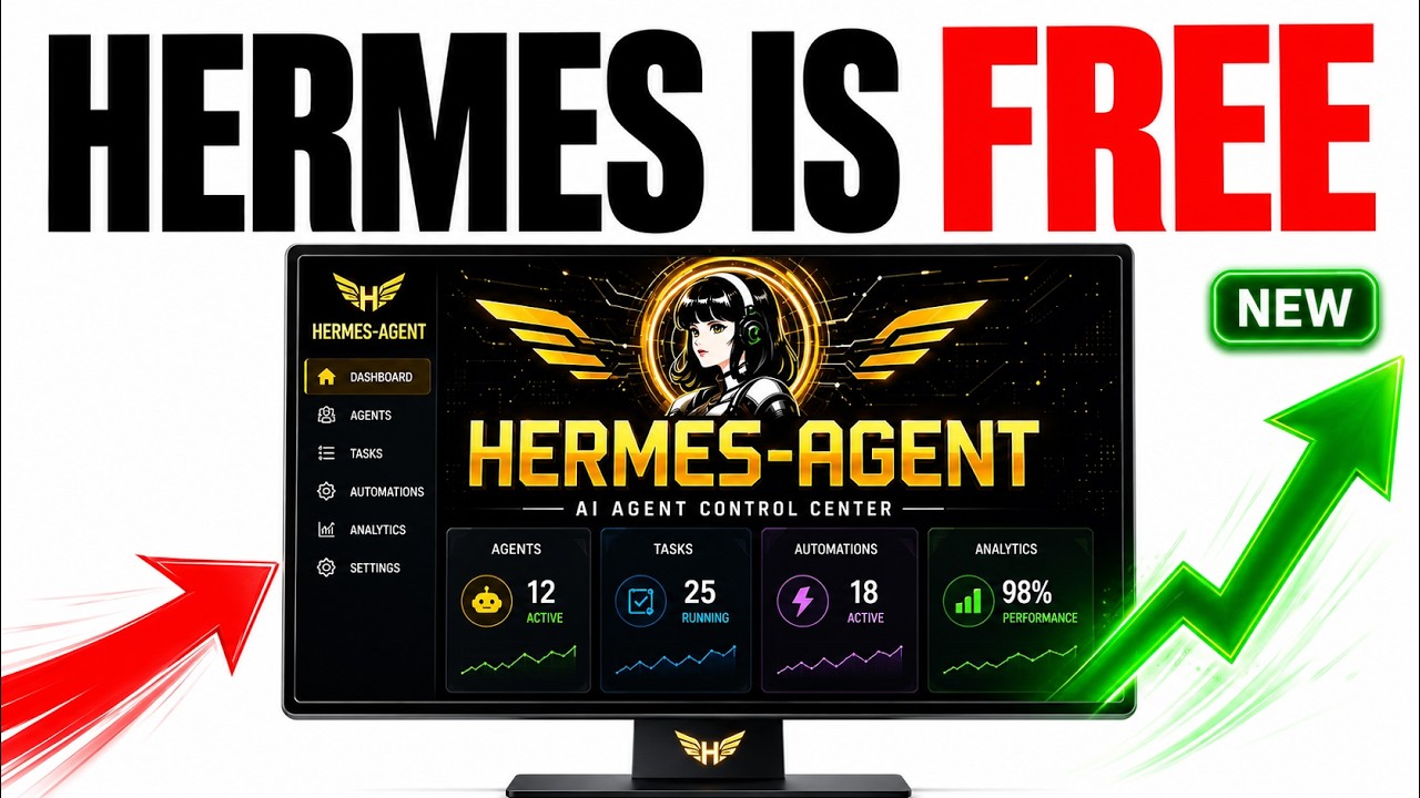 How to Run Hermes Agent FREE Forever!