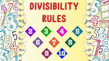 Divisibility Rules for 2, 3, 4, 5, 6, 7, 8, 9, & 10 | Division Made Easy