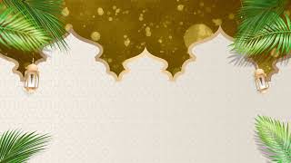 Islamic Background Model #1 - Gold and Cream