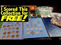 I scored this coin collection for free lots of cool old coins