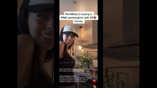 PAMIBABY IS BUYING A PINK LAMBORGHINI WITH OF MONEY