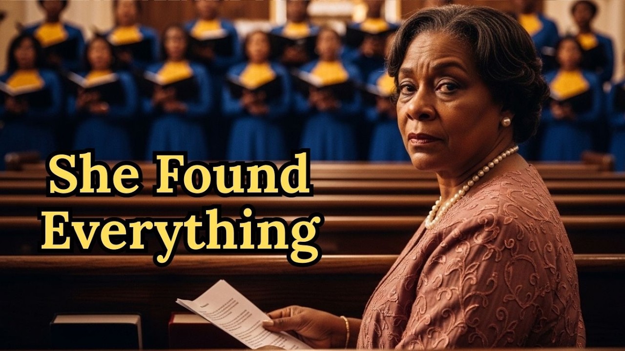 The choir was singing 