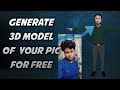 Easiest way to create full body 3d model from selfies.