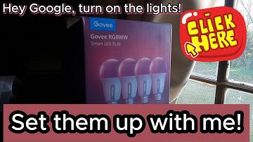 GOVEE LED Smart Bulb with Google assistant Install Setup and Review How to