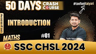 SSC CHSL 2024 | SSC CHSL Maths | Maths Introduction | SSC CHSL 2024 Preparation | Ravinder Sir