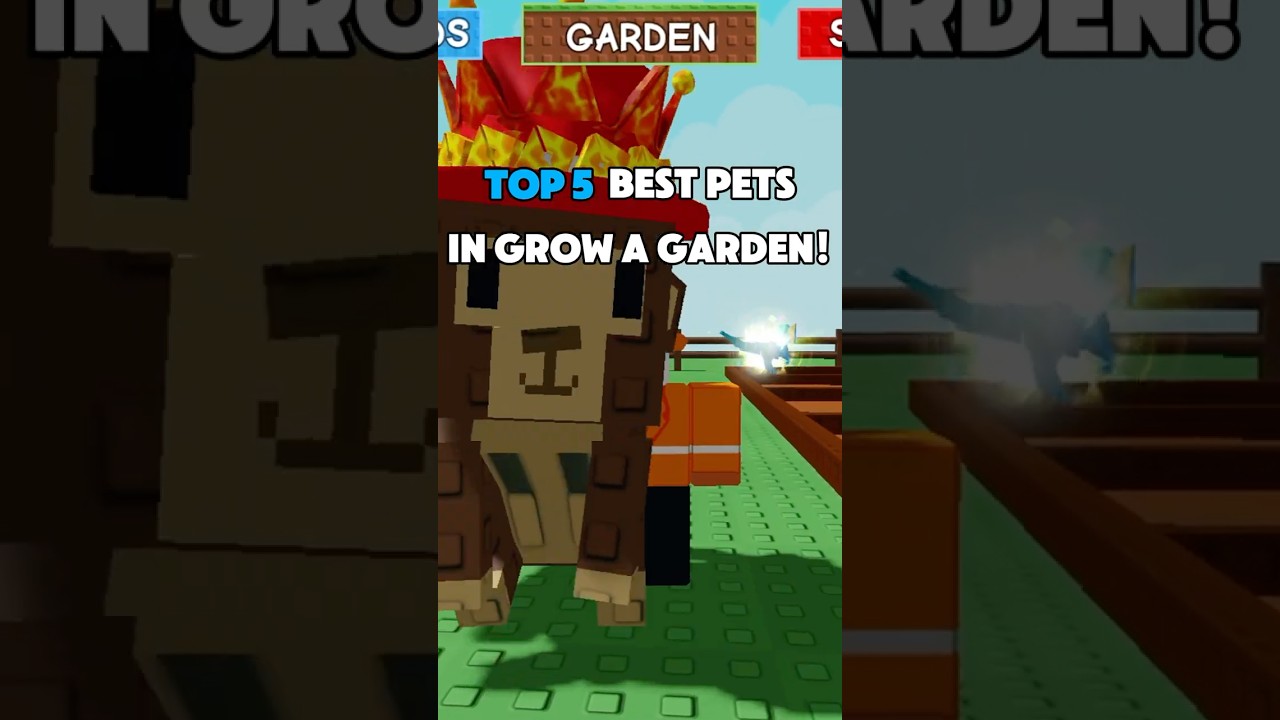 TOP 5 BEST PETS in Grow a Garden!
