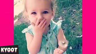 Not Supposed to Eat That!   | Baby Cute Funny Moments | Kyoot