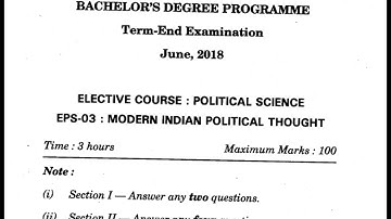 EPS-03 June,2018 question paper in English & Hindi