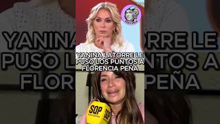 YANINA LATORRE LE PUSO LOS PUNTOS A FLORENCIA PEÑA