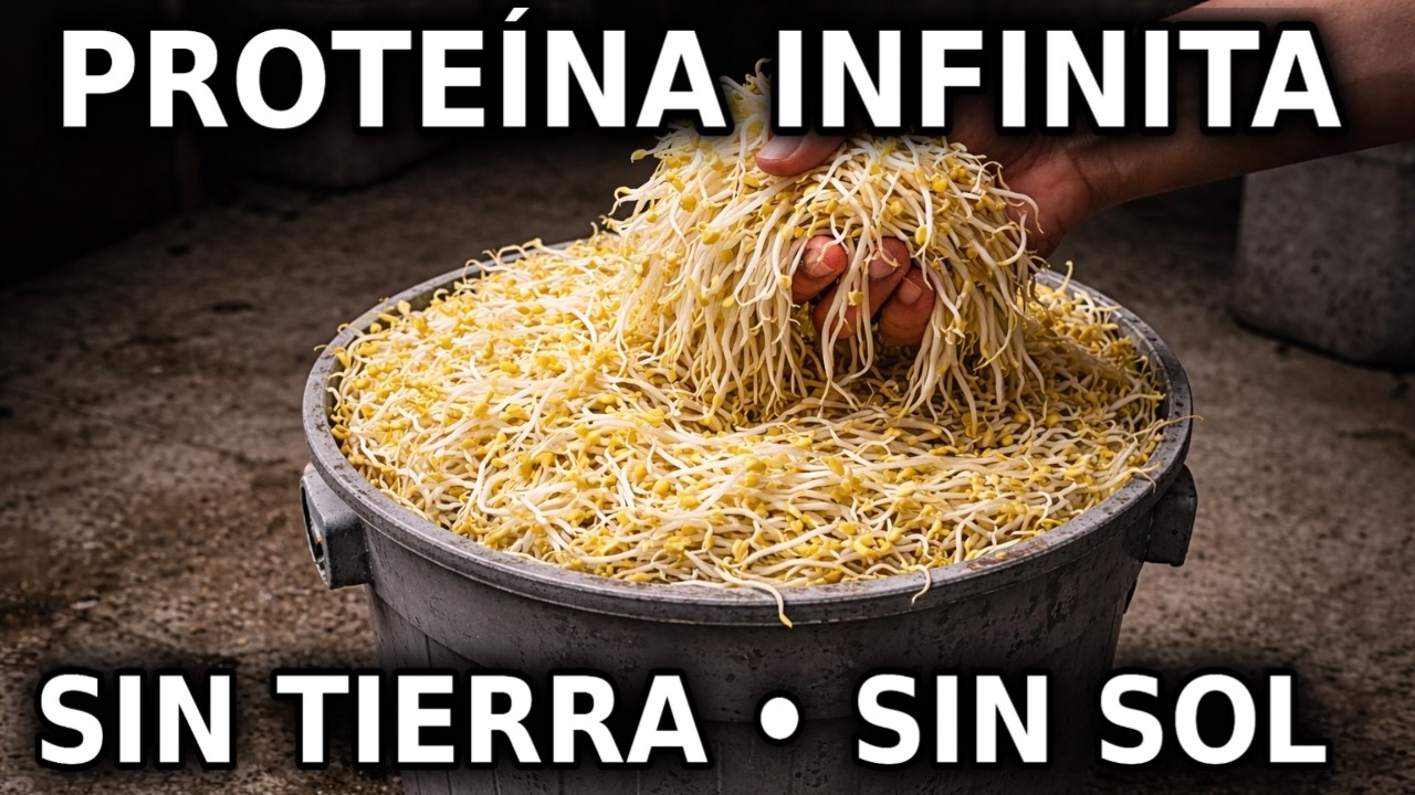 Cultiva Proteína Infinita en un Cubo de Basura (Sin Tierra, Sin Sol) - La configuración de 5 minutos