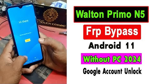 Walton Primo N5 Frp Bypass | Google Account Unlock Without pc 2024
