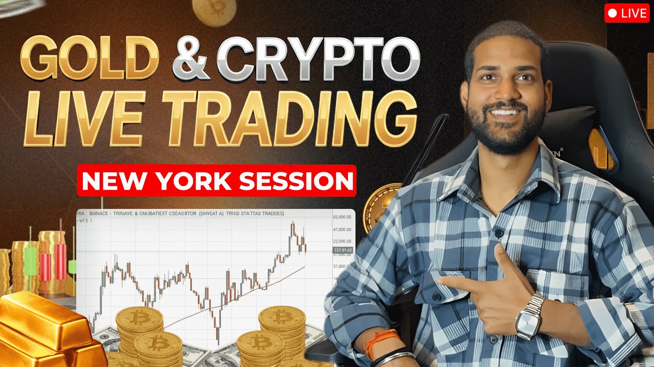 Live Crypto and Gold Analysis || BTC & XAUUSD New York Session 