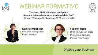 Consenso GDPR e Business Intelligence Garantire la Compliance attraverso l'Analisi dei Dati.