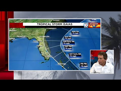 Norcross: Tropical Storm Isaias now forecast to become a hurricane