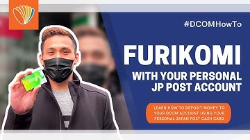 #DCOMHowTo Deposit to your DCOM Account using your Personal JP Post Cash Card